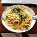 てろう's cooksnap of when they made ほうれん草とベーコンのクリームパスタ.