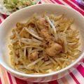 リラシャン's cooksnap of when they made ヘルシー★もやしと鶏のポン酢炒め.