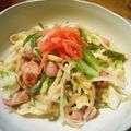 claranys's cooksnap of when they made 焼きうどん☆醤油味.