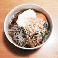 misakkki's cooksnap of when they made なめことろろ蕎麦.