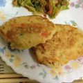 ✿春華✿'s cooksnap of when they made ポテトサラダのリメイクハンバーグ.