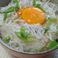 pipomay's cooksnap of when they made 釜揚げしらす丼.