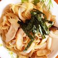 くまのナナ's cooksnap of when they made 玉ねぎ＆クリームチーズの和風パスタ☆.