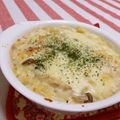 赤い電話's cooksnap of when they made 自家製ベシャメルソースのマカロニグラタン.