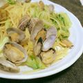 りゆ。's cooksnap of when they made 春パスタ✿あさりとキャベツ.