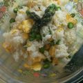 ラリー＆サラ's cooksnap of when they made アスパラ塩炒飯.