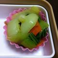 すずきえきさ's cooksnap of when they made 【簡単】チンゲン菜とニンジンの中華風炒め.