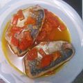 hirahirann's cooksnap of when they made ふっくら鯵のトマトワイン蒸し.