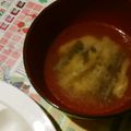 chicoすけ's cooksnap of when they made わらびと松山あげのお味噌汁.