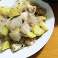 ゆっぴ426's cooksnap of when they made 鶏肉とじゃがいものアンチョビ炒め.
