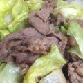 かきねこ's cooksnap of when they made 牛肉とレタスのしゃきしゃき炒め.