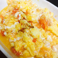 ちさのん☆'s cooksnap of when they made 簡単！トマトとたまごの炒めもの.