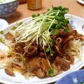 えりんぎ☆☆☆'s cooksnap of when they made もやしとカリカリ鶏皮のゴマポン。.