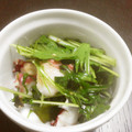 こじぴー's cooksnap of when they made 半夏生に♪タコと水菜の中華風ごま和え.
