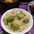 チョキンボ's cooksnap of when they made ＊そら豆とカニカマの春色ごはん＊.