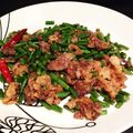 hiraken413's cooksnap of when they made 牛肉とにんにくの芽の香味炒め.