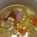 ★お料理始めました★'s cooksnap of when they made 冷蔵庫断舎離！ｺﾝｿﾒ野菜スープ！.