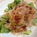 ちはるき27's cooksnap of when they made きゅうりと紫玉ねぎの冷奴.