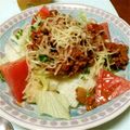 lyennes's cooksnap of when they made タコライス.