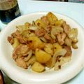 lyennes's cooksnap of when they made 鶏肉とじゃがいものアンチョビ炒め.