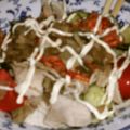 toshiebaba's cooksnap of when they made キムチ＆ザーサイ入り✿豚しゃぶ冷麺.