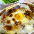 cha_nyon's cooksnap of when they made 昨日の残りで！月見カレードリア☆.