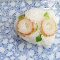 きらり流れ星's cooksnap of when they made しば漬けとちくわのラップおにぎり.