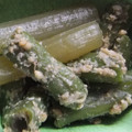 きらり流れ星's cooksnap of when they made 蕗と厚揚げで作る簡単おひたし.