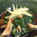lilykid's cooksnap of when they made 春菊としめじの煮浸し.