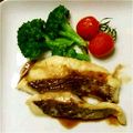 nishipin's cooksnap of when they made 鯛のソテーはお洒落にバルサミコ酢ソース♪.