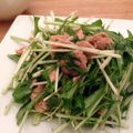 ストックポート's cooksnap of when they made ３分かからずできる簡単水菜サラダ.