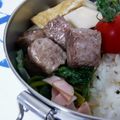 ピンクのたまご's cooksnap of when they made ハムほうれん草.