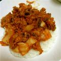 bunbun＊'s cooksnap of when they made コクうま ♡豚きむち.
