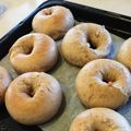 いちかずま's cooksnap of when they made 全粒粉入りメープル＆クルミベーグル.