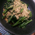 てしまま's cooksnap of when they made 簡単すぎるほうれん草ゴマ和え.
