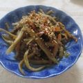 miyuki12's cooksnap of when they made 簡単きんぴらごぼう.