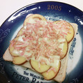 龍青空ママ's cooksnap of when they made 伊達巻と桜エビのトースト☆.