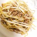 おしりふりふり's cooksnap of when they made 絶品☆もやしとミンチの炒めもの.