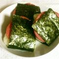 sweet_rose's cooksnap of when they made めちゃ簡単＊ボロニアソーセージおにぎり.