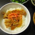 クックあこ's cooksnap of when they made 我が家の豚丼.