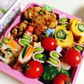 eito★mama's cooksnap of when they made ＊お弁当＊オクラで星型たまご焼き.