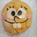 くるみなちょん☆'s cooksnap of when they made スポンジボブオムライスおにぎり☆キャラ弁.