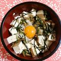 みうきー's cooksnap of when they made すぐできるお豆腐の薬味丼.