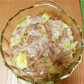 食欲キング's cooksnap of when they made 簡単！ヘルシー！蒸し豚もやし.