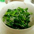 やま22's cooksnap of when they made ささっともう一品、小松菜の和え物。.