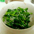 やま22's cooksnap of when they made ささっともう一品、小松菜の和え物。.