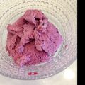 のりたま２２３'s cooksnap of when they made ブルーベリーヨーグルトアイスクリーム♪.