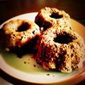 chidori33e's cooksnap of when they made 混ぜるだけ！簡単ヘルシー焼きドーナツ♡.