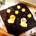 co☆'s cooksnap of when they made キャラ弁に☆型抜きで簡単可愛いあひるさん.