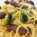 sara160's cooksnap of when they made 和風牛肉パスタ.